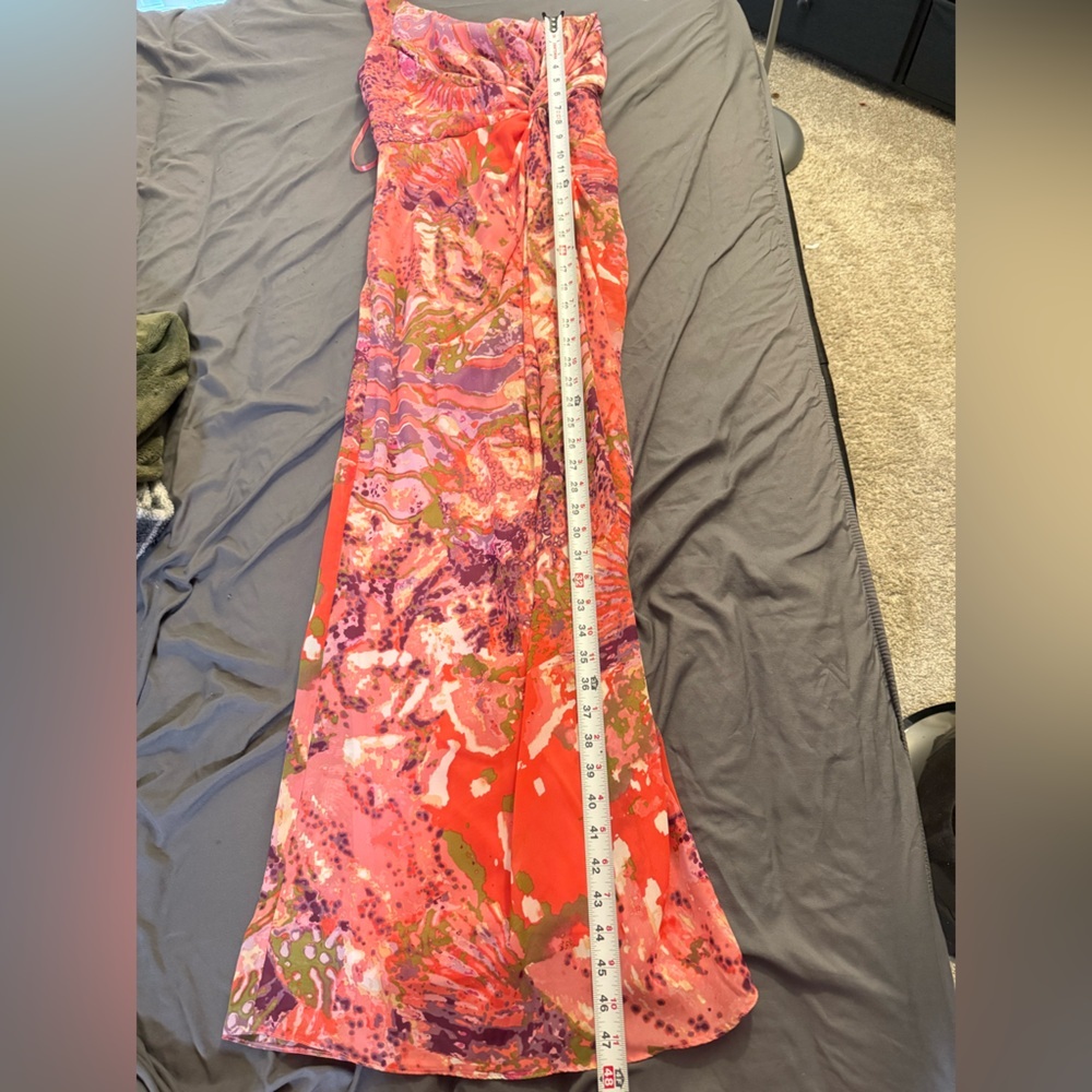 ADRIANNA PAPELL Multicolor Maxi Dress - Picture 10 of 12